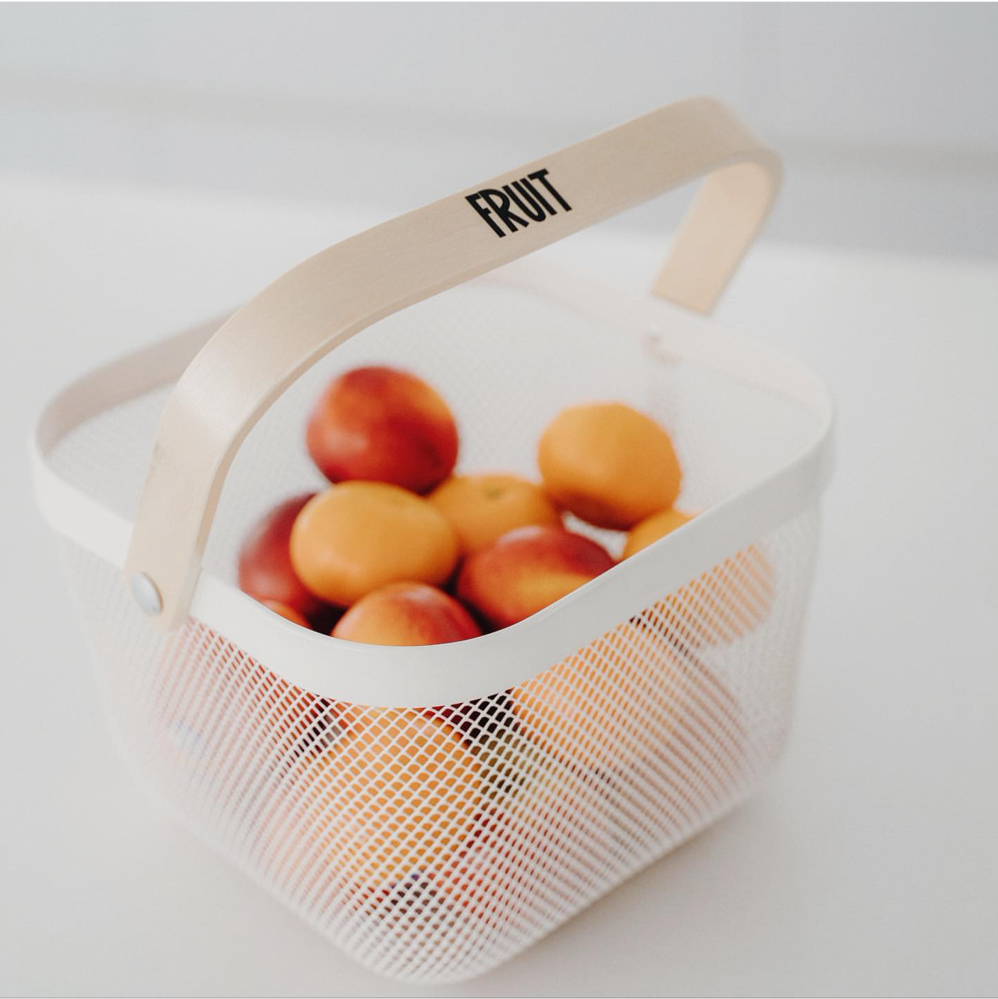 Winslow Baskets Wire Storage Baskets NZ Wooden Handle SIMPLIFY MY