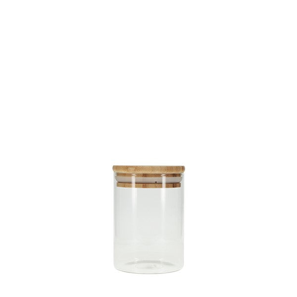 75ml Glass and Bamboo Spice Jar