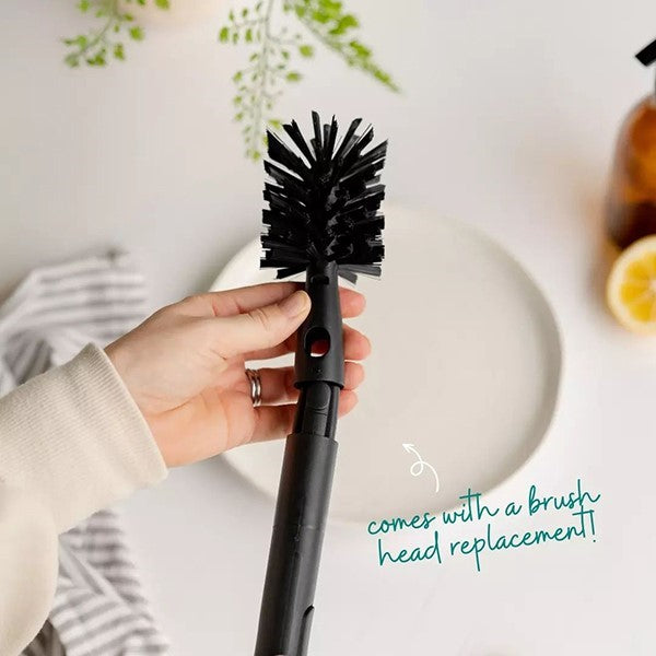 Eco Refillable Dish Brush with Soap Dispenser