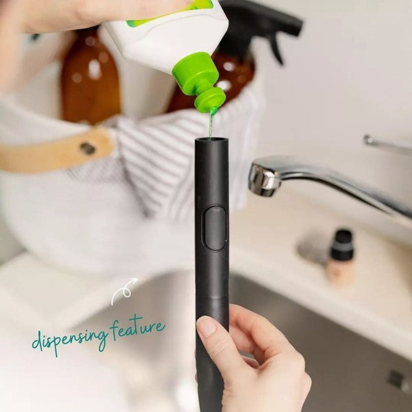 Eco Refillable Dish Brush with Soap Dispenser