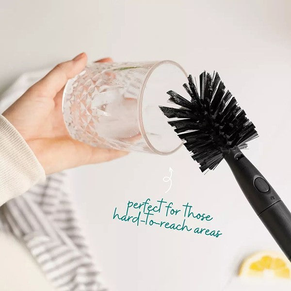 Eco Refillable Dish Brush with Soap Dispenser