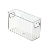 Clear Storage Bin for Fridge, Cupboard storage, Pantry & so much more- Tall