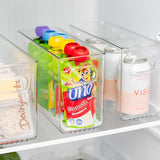 Clear Storage Bin for Fridge, Cupboard storage, Pantry & so much more- Tall