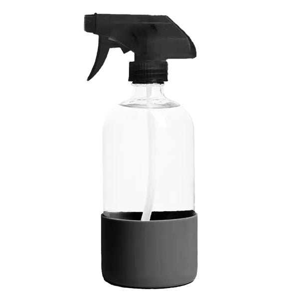 Glass Spray Bottle with Silicone Sleeve – 500 ml