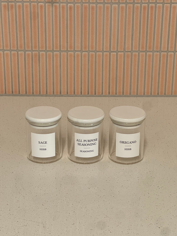 110ml Blanco Glass Spice Jar (Sample)