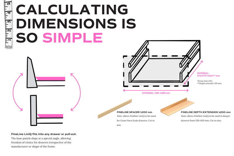 FINELINE 7MM DRAWER SPACER