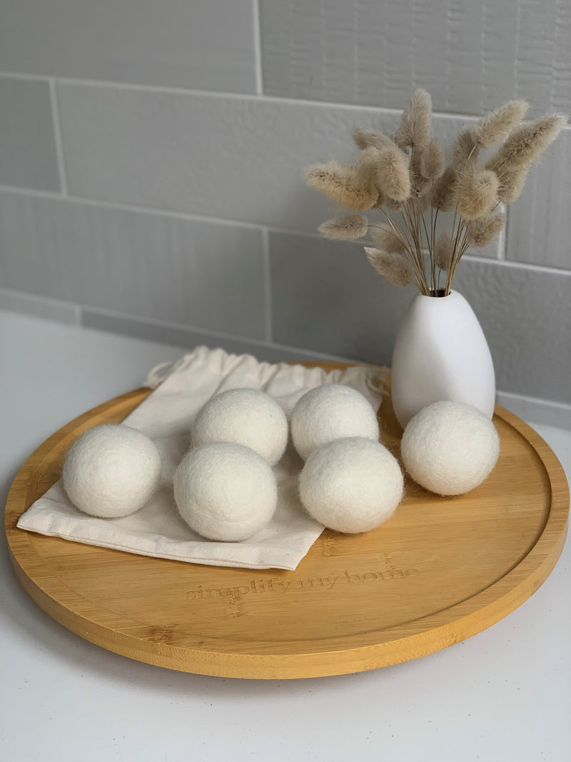 Wool Dryer Balls – Set of 6