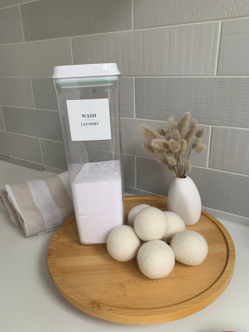 Wool Dryer Balls – Set of 6