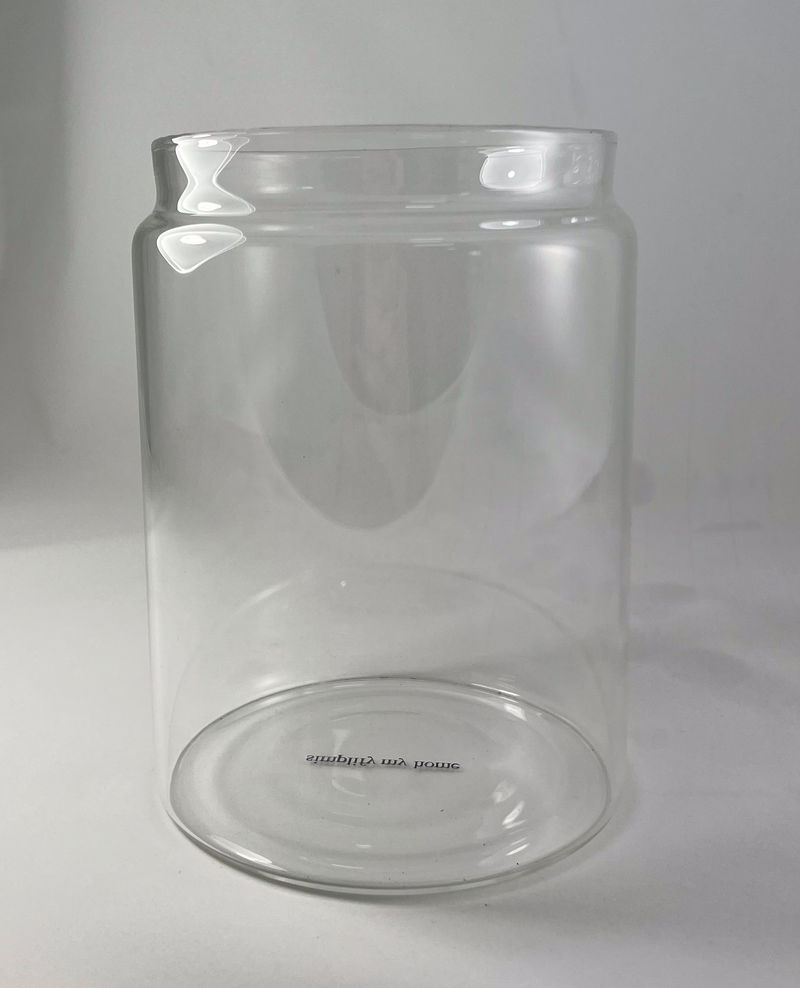 3500ml Noir Flat Bottom Glass (Second)