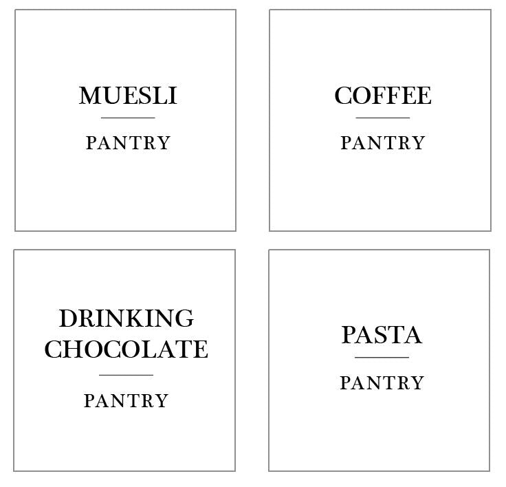 Apothecary Pantry Label Pack (136 Labels)