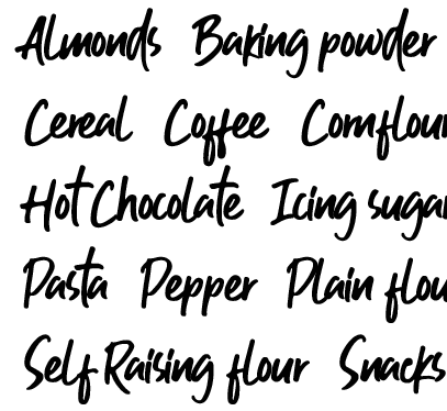 Pantry Label Package 84 Labels