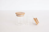 100ml Glass and Bamboo Spice Jar