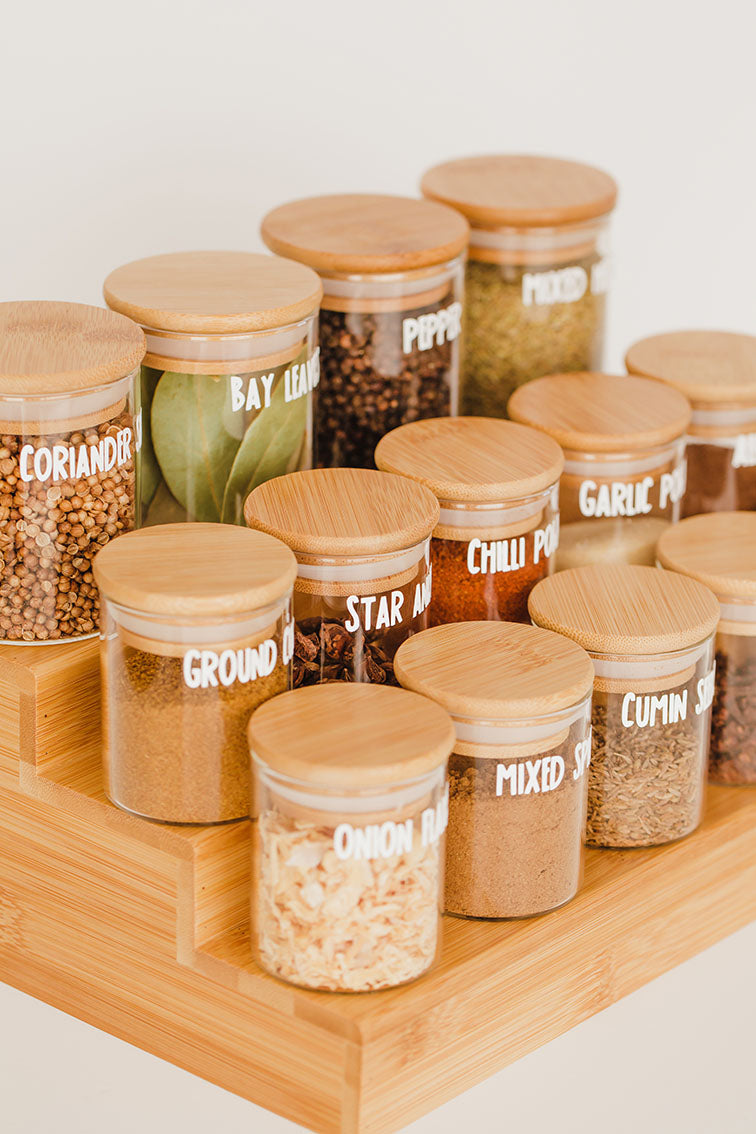 Glass Spice Jars & Spice Racks NZ - Simplify My Home – SIMPLIFY MY HOME