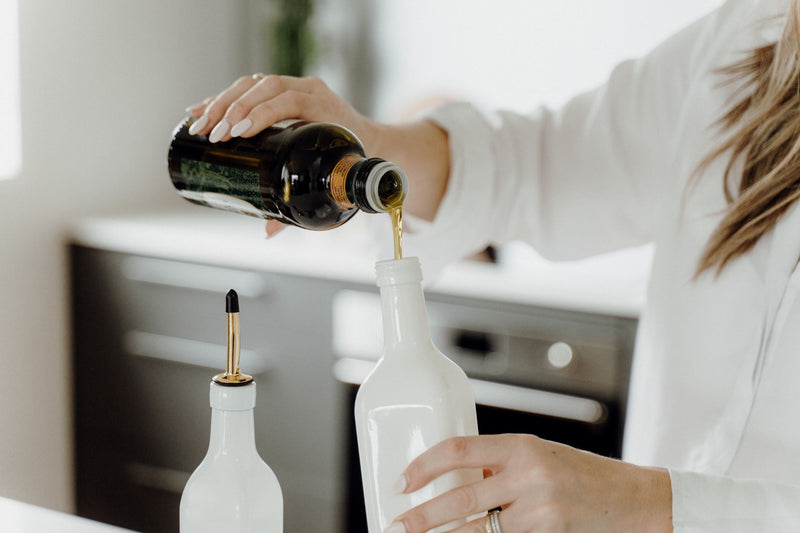 Glass Oil Bottle