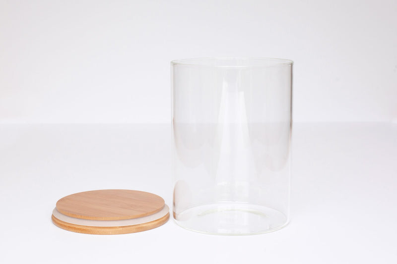 LUXE Glass and Bamboo Storage Vessel 3500ml