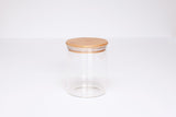 LUXE Glass and Bamboo Storage Vessel 800ml