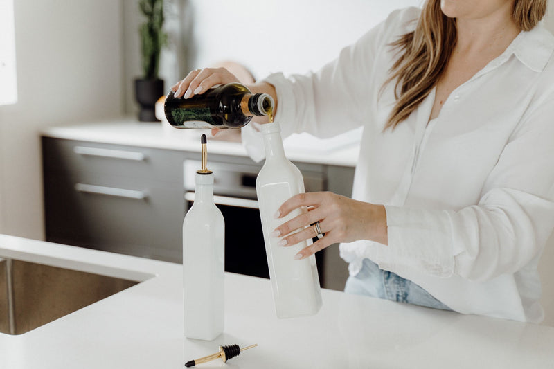 Glass Oil Bottle